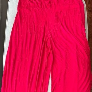 Ladies Stretch Leggings “Johnny” Red - 5XL